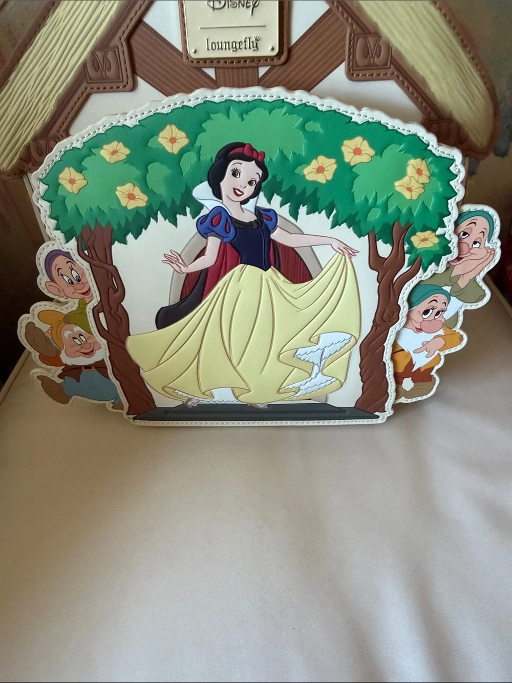 Loungefly Disney Snow White and the Seven Dwarfs Figural Cottage  New!
